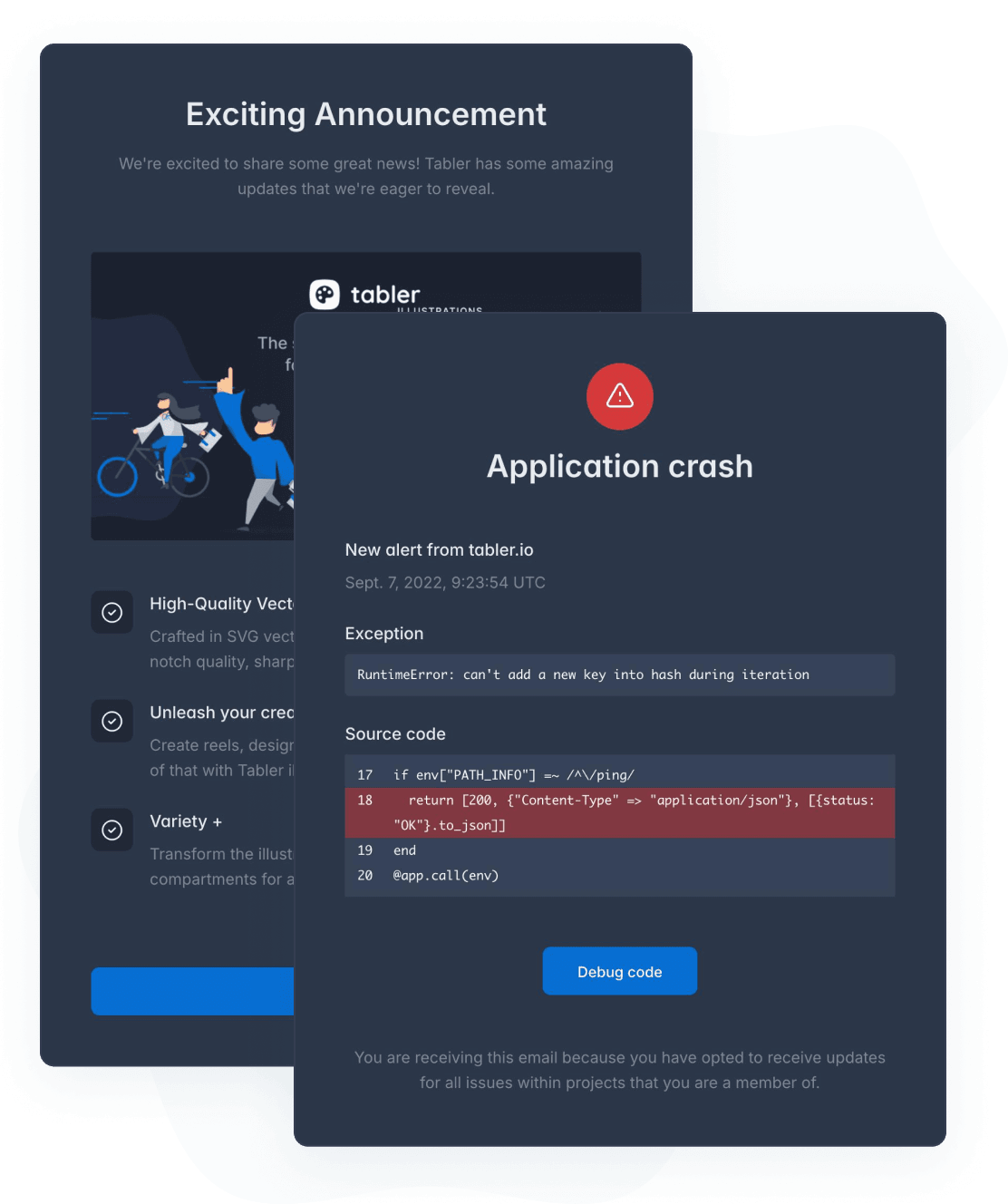 Tabler Emails Feature 1
