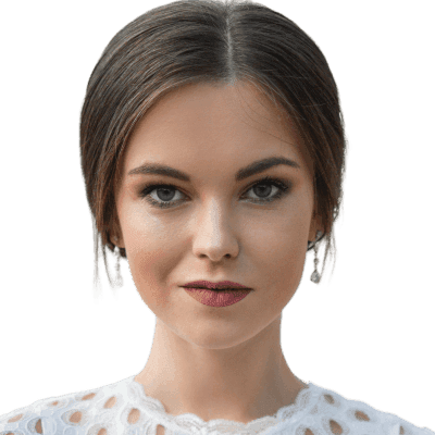 shallow focus photo of woman standing near wall