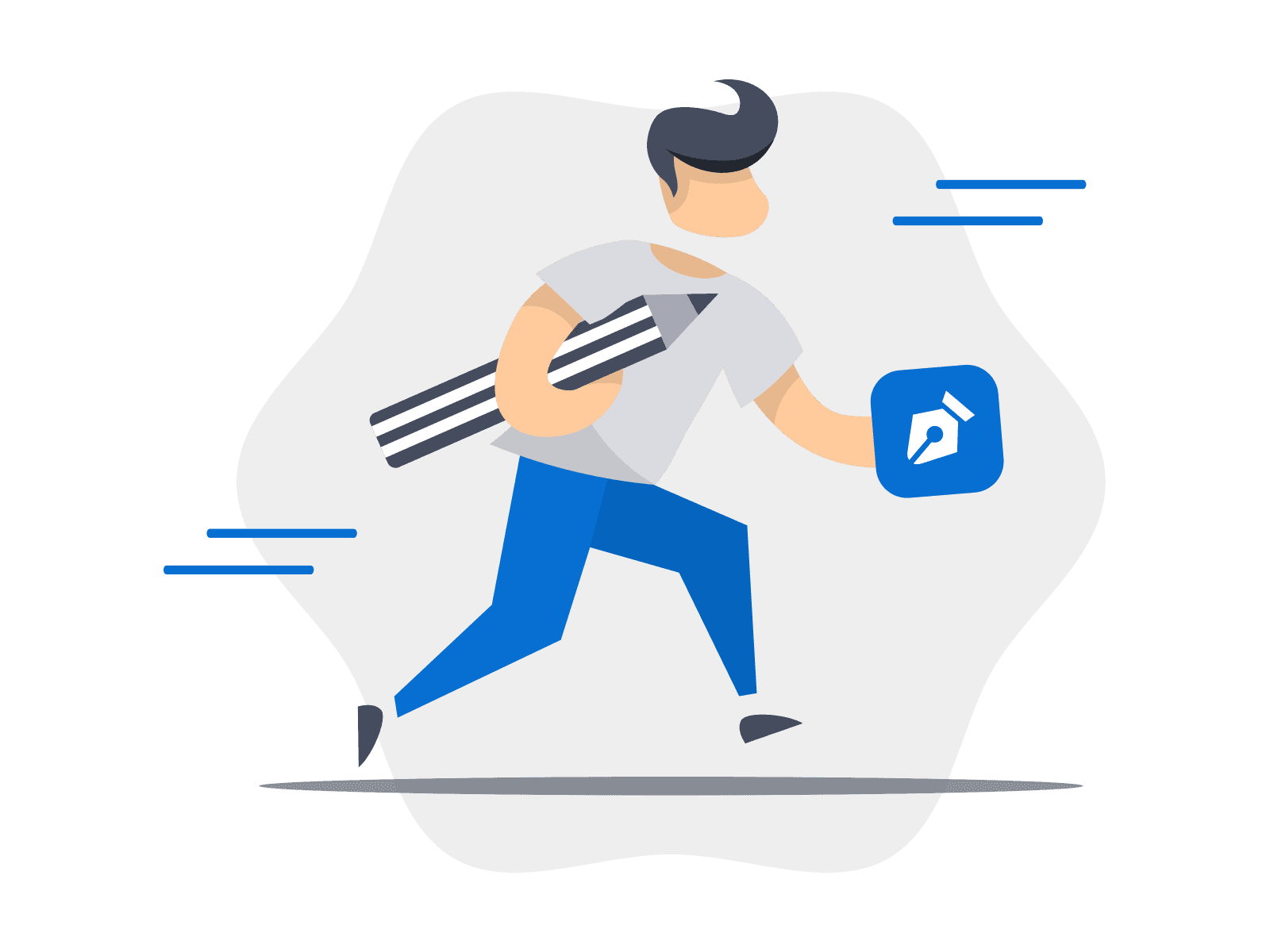 icons-drawing-run Illustration