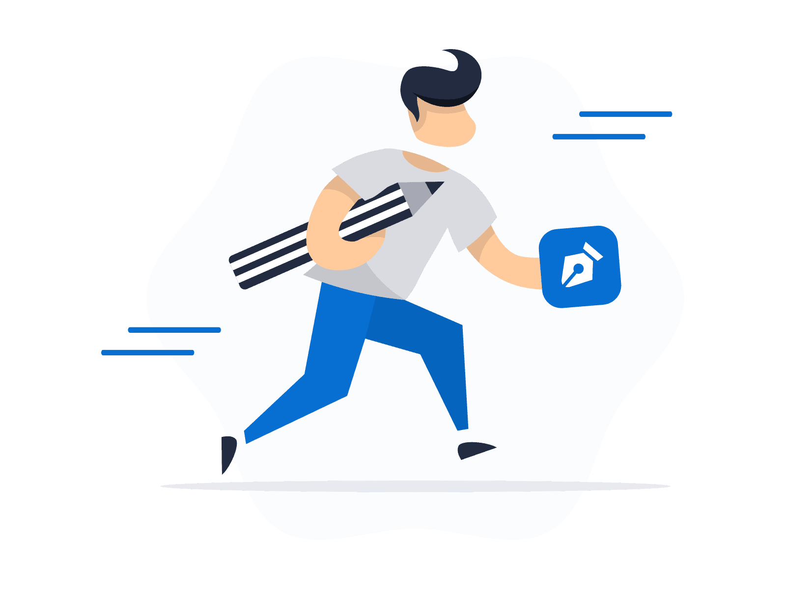 icons-drawing-run Illustration