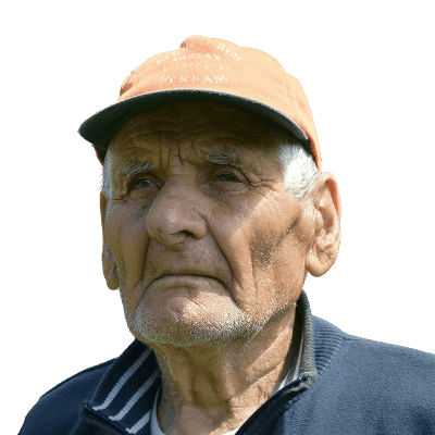 man in black zip up jacket and brown hat