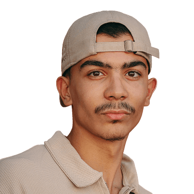 A man with a mustache wearing a hat