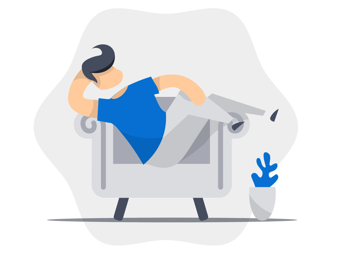 chill-sofa Illustration