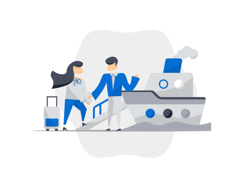 Illustration showing a welcoming gesture or scene, often with people greeting each other. The scene depicts hospitality and onboarding, symbolizing new beginnings, team integration, welcome messages, and inclusive environments.