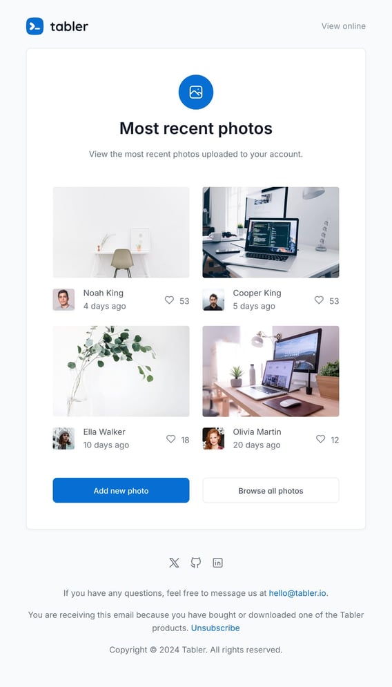 Tabler Emails - new-photos