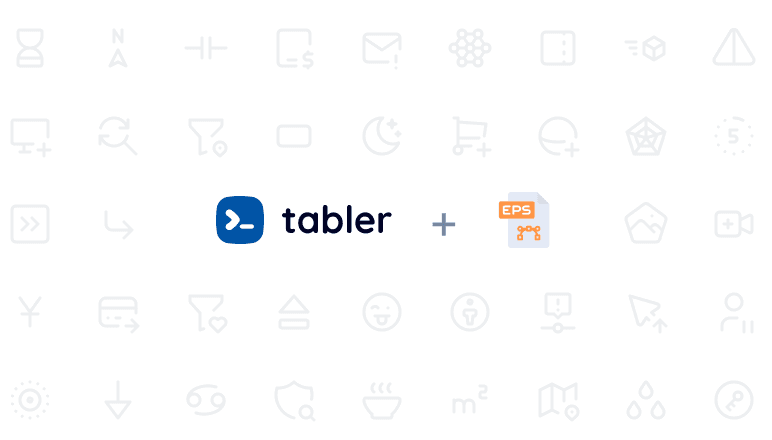 A Tabler icons EPS package