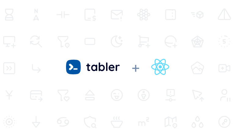 A Tabler icons package for React