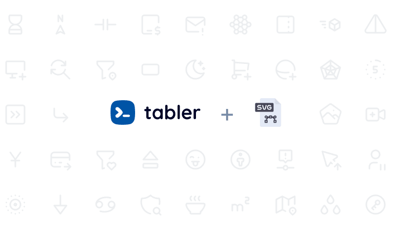 A Tabler icons SVG package