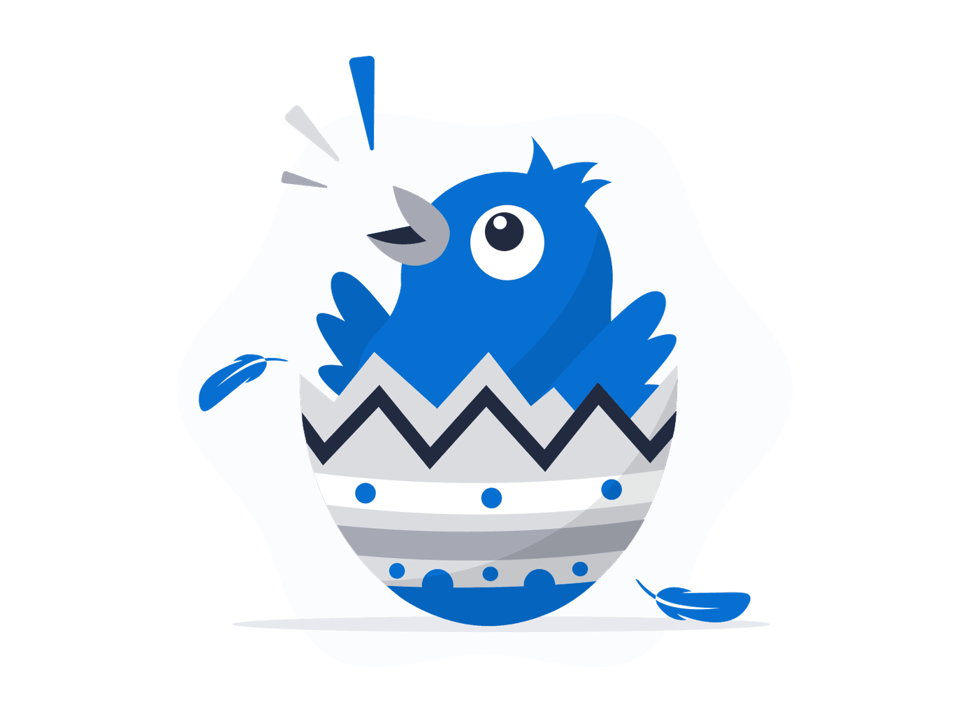 easter-chicken Illustration