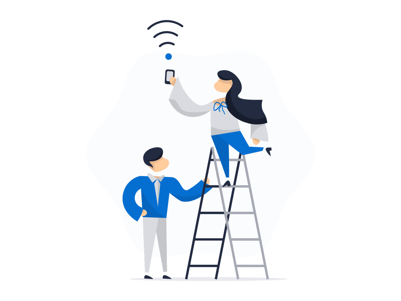 searching-for-a-signal Illustration