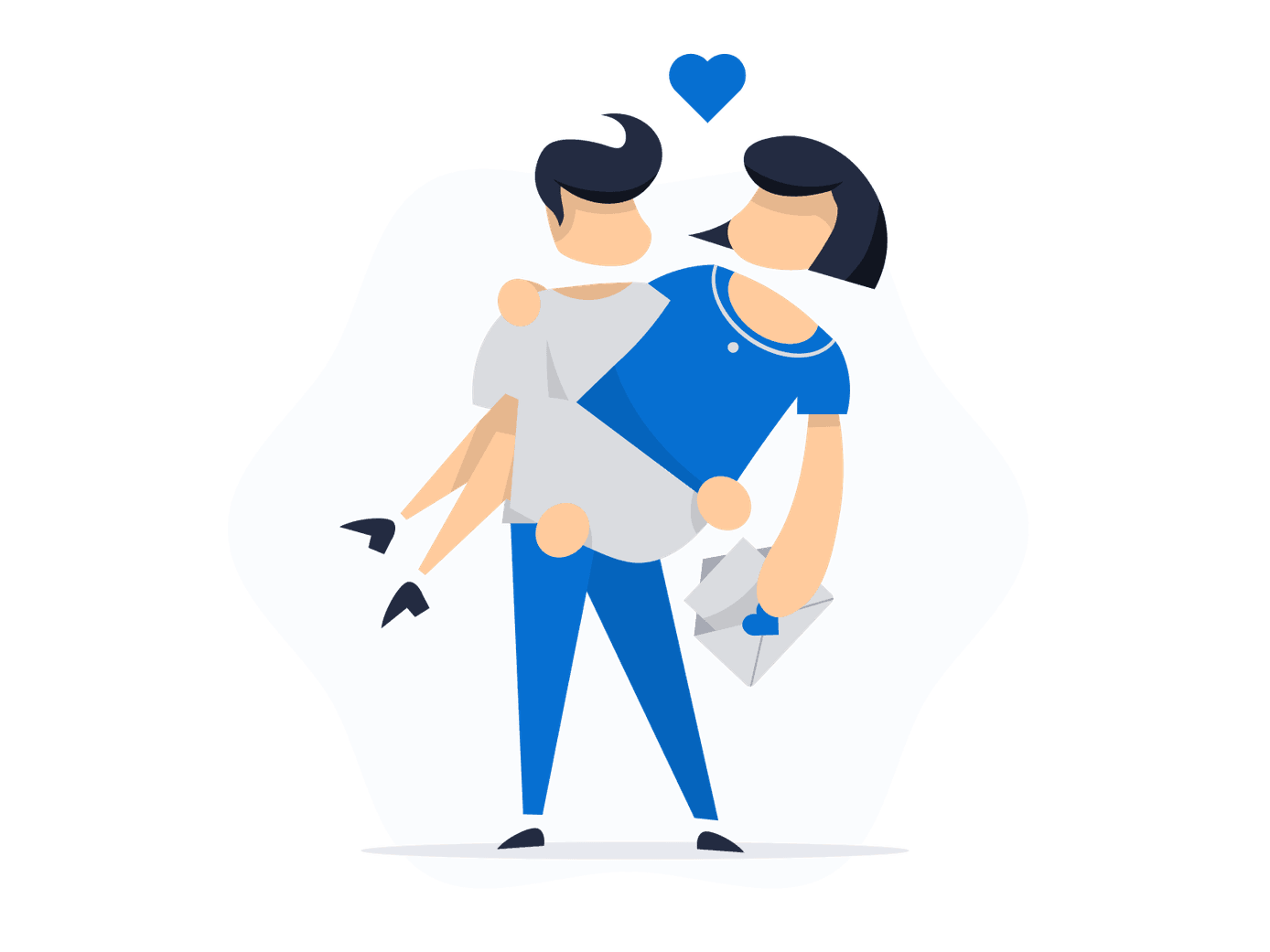 valentines-day-couple Illustration