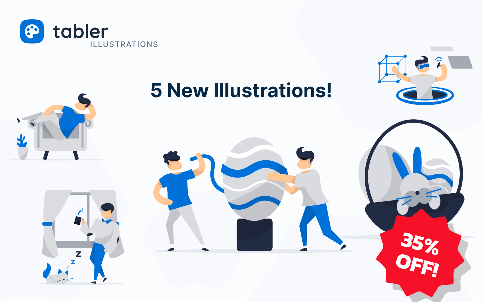 đŁ Celebrate Spring with Tabler: Easter Sale, New Graphics & more!