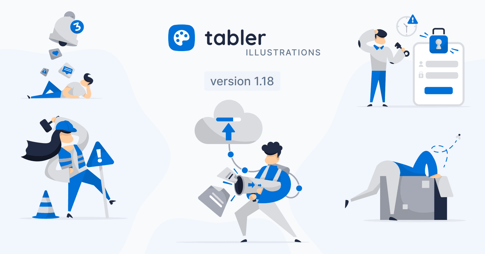 🔔 Tabler Illustrations v1.18 – App States
