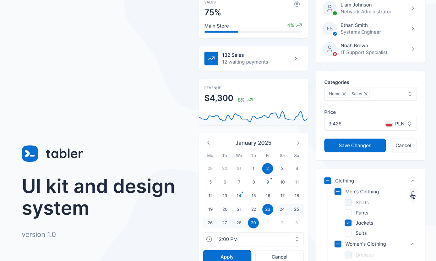 Introducing Tabler v1.0.0: A Major Milestone for Modern UI Development 🚀