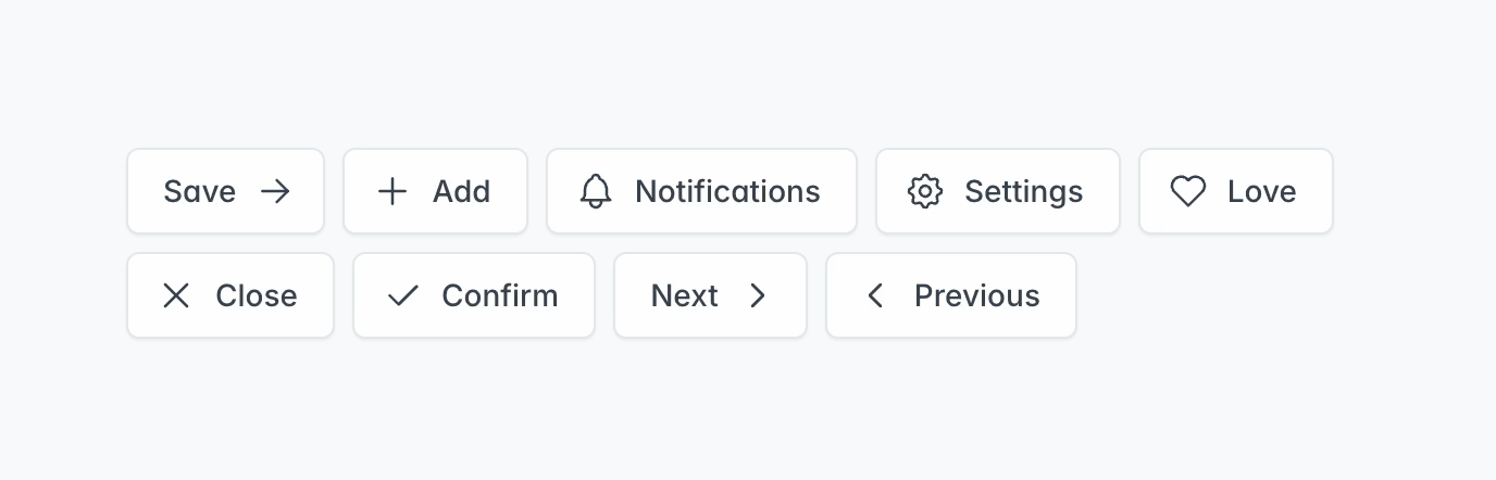 Button and hover animations