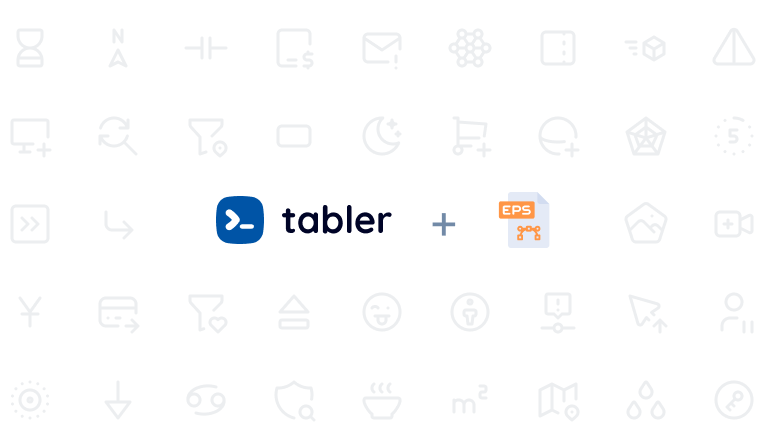 A Tabler icons EPS package