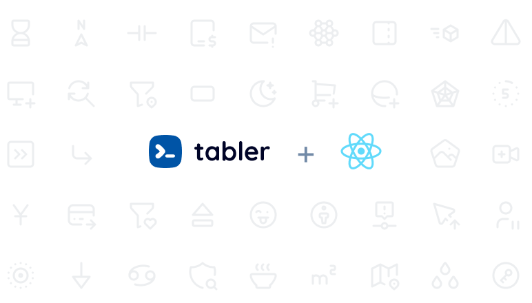 A Tabler icons package for React
