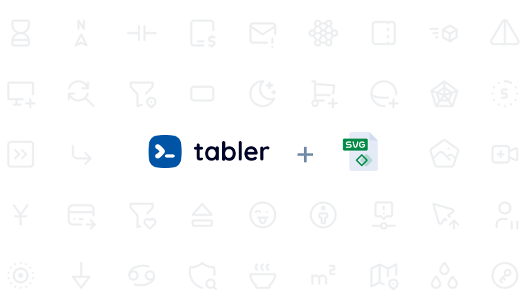 A Tabler icons SVG Sprite package