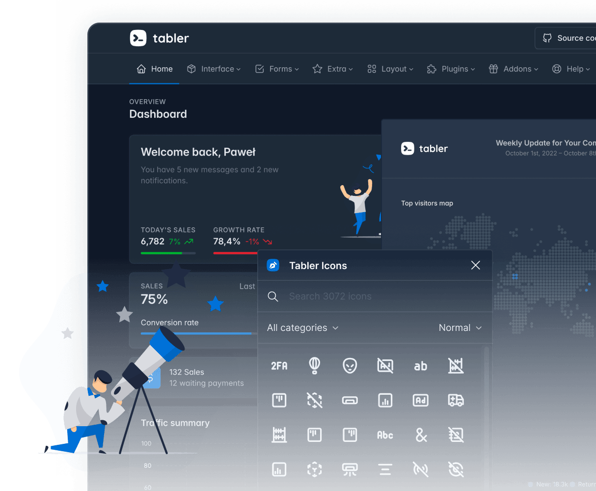 Tabler Pro Bundle