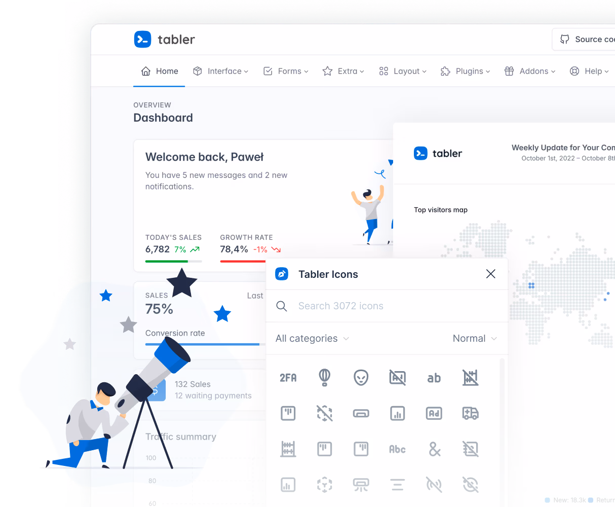 Tabler Pro Bundle